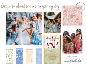 Bandana carré personnalisé imprimé numériquement pour hommes, femmes et filles, pour mariages et promotions - Product Image 5