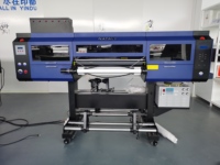 Imprimante d'autocollants DTF A1 de 24 pouces, machine d'impression numérique UV de 60 cm, 3 têtes d'impression I3200, imprimante DTF UV pour film AB