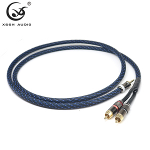 <span class=keywords><strong>สาย</strong></span>เคเบิลหูฟังแบบนุ่ม 3.5 มม. ต่อ 2RCA ยี่ห้อ YIVO XSSH คุณภาพเสียงระดับ HiFi วัสดุ OFC ชุบเงิน สำหรับ <span class=keywords><strong>DIY</strong></span> <span class=keywords><strong>สาย</strong></span>หูฟัง 2 แกน - Product Image 2
