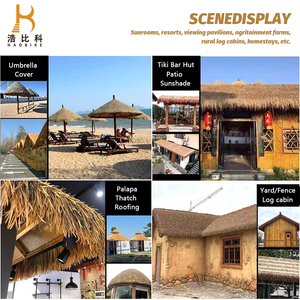 Nhân Tạo Nhựa Tổng Hợp Thatch Nhân Tạo Lá Cọ Nhân Tạo Tổng Hợp Thatch Roof Thatch Roof Cho Nhà - Product Image 6