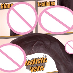 Dildo Telescopico Riscaldante - Vibratore Realistico in Silicone da 27,9 cm con Forte <span class=keywords><strong>Ventosa</strong></span> e Spinta Automatica, Giocattolo Sessuale Riscaldante in Stock - Product Image 5