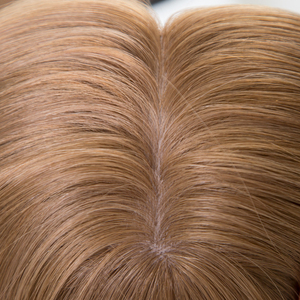 Tupé de cabello humano con cutícula Remy virgen para mujer, Color marrón <span class=keywords><strong>Balayage</strong></span> <span class=keywords><strong>en</strong></span> Base de encaje, entrega rápida, Toppers para mujer - Product Image 1