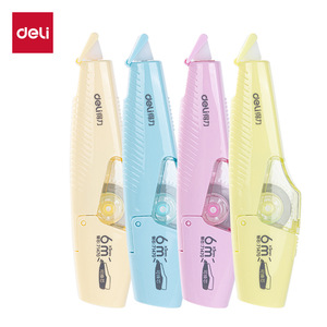 Deli Correction Tape 6M Replaceable Refill Student Office Use Mixed Colors - Product Image 1