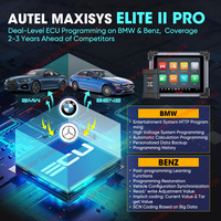 Scanner MaxiSys Elite II Pro 2025 avec 2 ans de mises à jour gratuites, programmation ECU DoIP CANFD, 38+ services de diagnostic