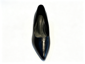 Zapatos de tacón de aguja de charol para mujer, elegantes, sin cordones, con punta, para fiesta, sandalias con lazo de diamantes de imitación, OEM ODM - Product Image 5
