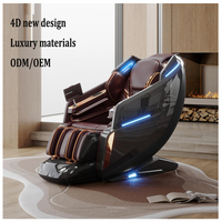 Fauteuil de massage VCT 889pro, style moderne et relaxant, zéro gravité, avec chauffage des mollets et des pieds, pétrissage et shiatsu pour les jambes
