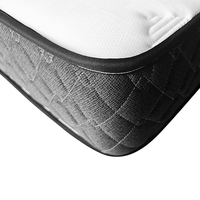 Matelas hybride à ressort ensaché moyen de taille personnalisée pour le sommeil moins cher d'usine en gros pour chambre à coucher d'hôtel