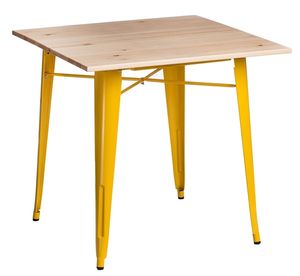 Mesa de Comedor <span class=keywords><strong>Tolix</strong></span> de Estilo Industrial, Mesa de Comedor de Hierro Pintado Resistente al Agua para Muebles de Hogar y Uso en Hoteles - Product Image 3