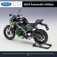 WELLY 1:12 2024 Kawasaki Z900 SE Moto miniature en métal moulé sous pression avec suspension fonctionnelle, modèle de collection, cadeau unisexe, vente en gros