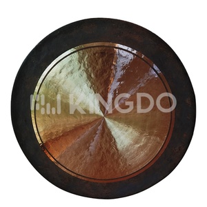 Kingdo <span class=keywords><strong>Instrument</strong></span> de <span class=keywords><strong>percussion</strong></span> traditionnel en <span class=keywords><strong>cuivre</strong></span> 34 pouces 85cm Chau Gong Deep Wave Gong - Product Image 2