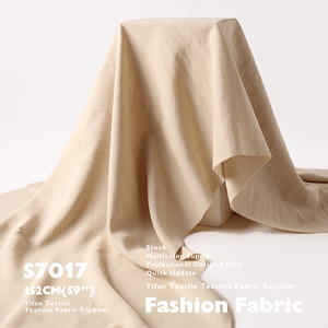 Nouvelle mode multicolore fibre naturelle doux mélange Tencel coton lin tissu pour vêtements chemise jupe - Product Image 6
