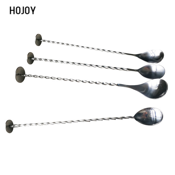 Плоская КАПЛЕВИДНАЯ ложка из нержавеющей стали для использования напитков