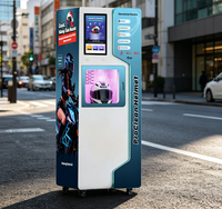 Máquina expendedora automática de limpieza en seco y desinfección a vapor para cascos de motocicleta dobles