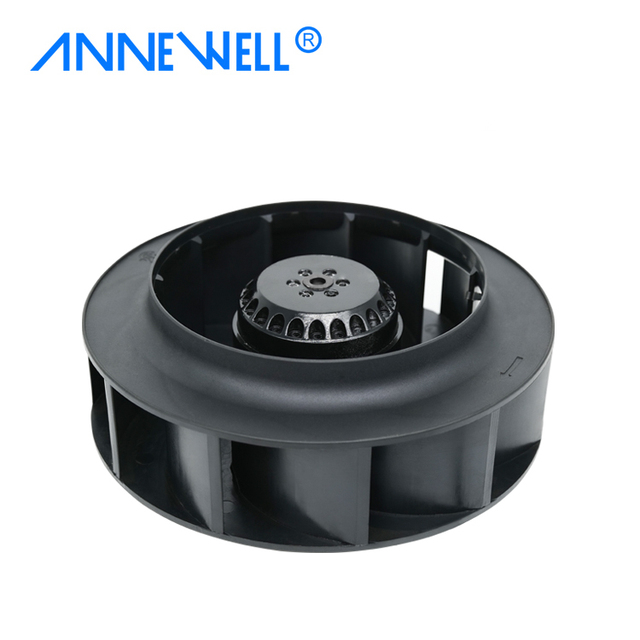250mm Metal Material High air Volume Backward Tilting Impeller Violent Fan 250FLW 220V 380V Air Purifier Turbine Centrifugal Fan