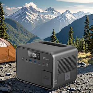 Pin di động 220 Volt ngân hàng điện ngoài trời cắm trại nhà sao lưu Trạm điện 300W LiFePO4 xách tay AC năng lượng mặt trời Máy phát điện - Product Image 6