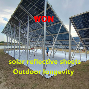 Toile de paillage blanche WON, tissu solaire anti-herbe, tissu réfléchissant pour l'ombrage, tissu anti-mauvaises herbes, couverture de <span class=keywords><strong>sol</strong></span> - Product Image 5