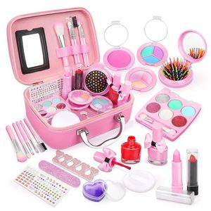 Nuevo Producto de Juego de Imitación, Brillo Labial Orgánico con Purpurina, Esmalte de Uñas Brillante para Niñas, Set de Maquillaje de Juguete para Niños - Product Image 1