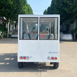 Gran Oferta Nuevo Precio de Fábrica Carro de Patrulla Eléctrico de 4 Ruedas para 6-8 Personas con Batería, Carro de Golf para Carretera, Autobús Turístico Eléctrico - Product Image 3