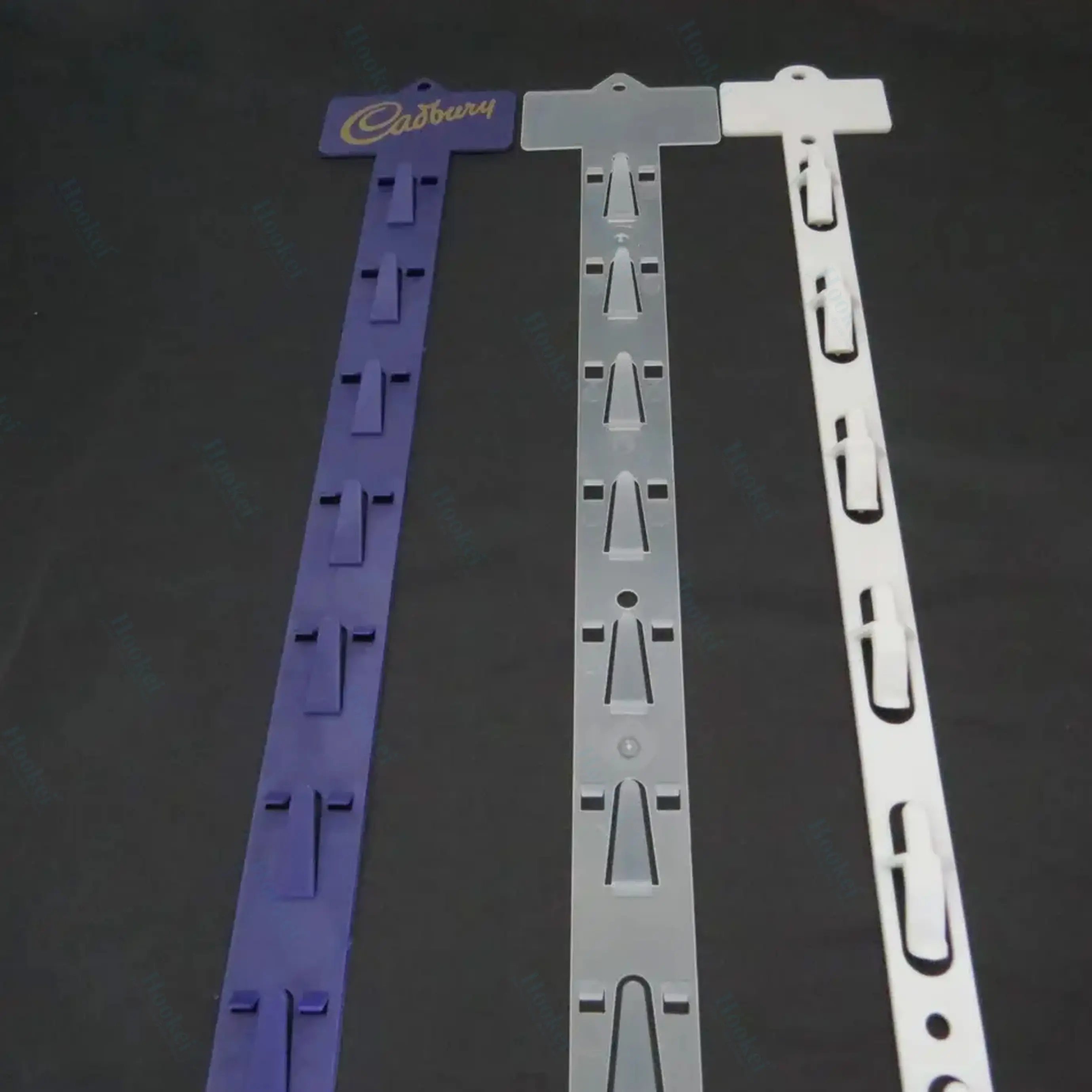 Strip klip gantung Harga terbaik strip klip gantung display plastik bening strip klip gantungan