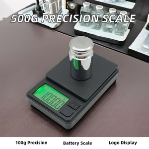 Độ chính xác cao 500G mini gram điện tử Quy mô LCD hiển thị nhà bếp đồ trang sức quy mô nhỏ pin Powered Trọng lượng tối đa 1kg - Product Image 5