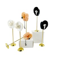 Présentoir à boucles d'oreilles fait main style piercing, support blanc pour boucles d'oreilles clous, présentoir à bijoux, support pour pendentifs et boucles d'oreilles