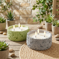 Bougie LED à la cire de paraffine à piles LANGSHENG avec effet de flamme 3D pour la décoration de la maison