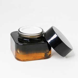 Bouteilles en verre carrées pour cosmétiques, très demandées, emballage de 50 grammes, pot à crème vide, flacon pompe pour lotion 30ml 50ml 100ml - Product Image 5