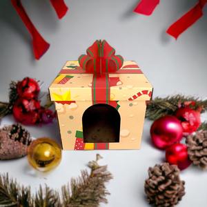 Papel reciclado <span class=keywords><strong>de</strong></span> alta calidad BC cartón TEMA <span class=keywords><strong>DE</strong></span> Navidad caja <span class=keywords><strong>de</strong></span> regalo gato rascador <span class=keywords><strong>casa</strong></span> para <span class=keywords><strong>gatos</strong></span> jugando - Product Image 2