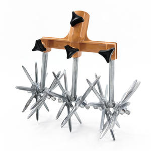 VERTAK-A Tête de <span class=keywords><strong>scarificateur</strong></span> manuel à trois dents pour jardin, désherbeur, cultivateur, décompacteur rotatif pour pelouse - Product Image 1