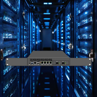 Partaker Mini 1U 9,5 pulgadas Enrutador Montado en Rack N100 N150 N200 N305 N355 4*2,5G Expansión 1G 10G SFP + 4G/WIFI OPNsense TPM Hardware