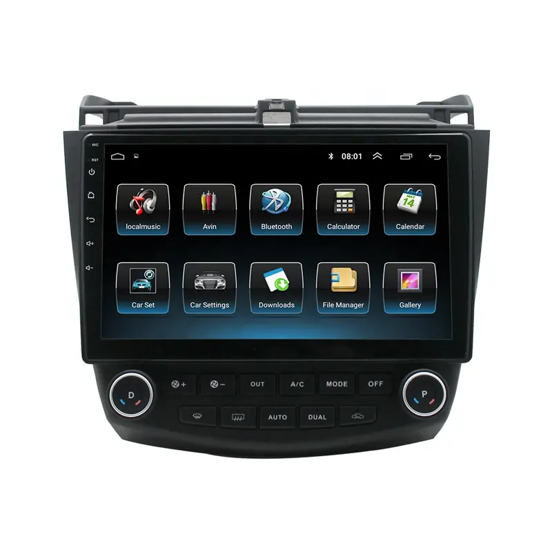 10,1 zoll Manuelle Stereo Media Musik Touch Screen Multimedia Radio Mp5 Auto Player für 7th Gen Honda Accord