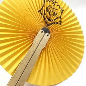 Abanico de Mano de Madera con Logotipo Personalizado, Abanico Plegable de Papel Personalizado - Product Image 2