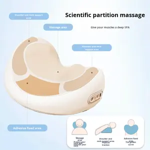 Almohada de Masaje en Forma de Corazón, Masajeador de Cuello y Hombros, <span class=keywords><strong>45</strong></span> Compresas Calientes, Recargable por USB, Control de Tiempo de 15 Minutos, Avance/Retroceso - Product Image 3