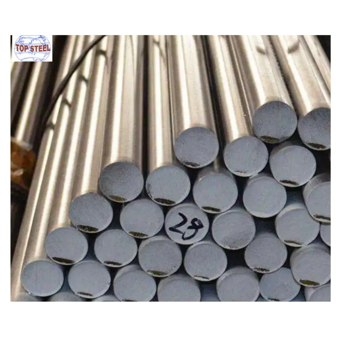 Barra redonda de aço galvanizado para usinagem de aço, barra redonda de aço galvanizado, preço de barra redonda de aço galvanizado, mola de forjamento do fabricante