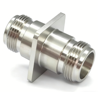 Adaptateur coaxial RF haute fréquence N-KFKG, connecteur coaxial à ondes millimétriques, connecteur à ondes millimétriques en acier inoxydable