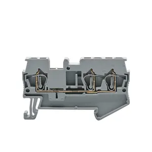 2,5mm2 Veerbelaste Draadklem Connector Din Rail Terminal Blokken St 2.5-Twin Glasvezel Din-Rail Boxspring Yueqing Veer