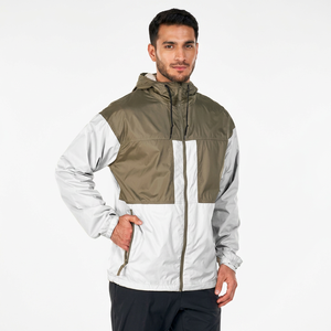 Custom Logo Winter Waterproof <b>Zip</b> <b>up</b> Hooded Outdoor <b>Jackets</b> Street wear <b>Zip</b> <b>Up</b> Polyester Lightweight Windbreaker <b>Jacket</b> - Product Image 1