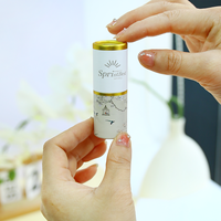 Tube en papier rechargeable écologique Twist vide/Push up stick à lèvres/baume à lèvres emballage recyclable pour bougies de parfum de thé