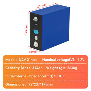 EU Stock Gotion 314Ah 3.2V Prismatic Lithium Ion Battery for <b>Energy</b> <b>Storage</b> <b>System</b> 330Ah Rechargeable 280A 340Ah Battery - Product Image 2