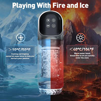 IPX7 Voll wasserdichtes LCD-Display Saugen Rotierender Schub Automatischer männlicher Mastur bator Cup Auto Man Stroke Machines für Männer
