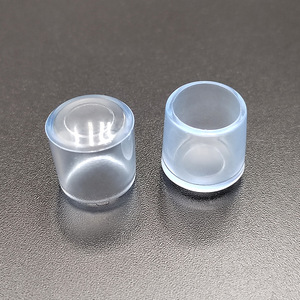 Couvre-pieds de chaise ronds transparents en PVC, coussinets anti-rayures pour meubles, capuchons de protection pour chaises, porte-vêtements - Product Image 3