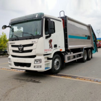 Camion compacteur arrière Foton Auman 23m³, usine de fabrication, 23 mètres cubes, norme Euro 6