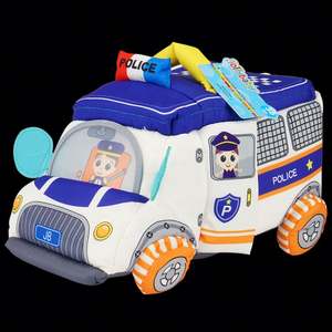 Jollybaby Maison de jeu éducative en tissu doux, jouets en peluche lavables en polyester pour nourrissons, jouets pour bébés - Product Image 4