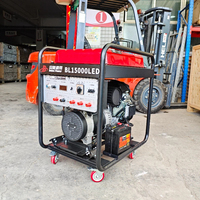 12KW 15KVA Benzin-Generator mit Rato R740D Motor Doppelzylinder Luftgekühlt 220V 400V Dual-Spannung Benzin-Generator