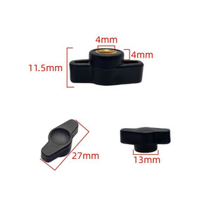 صمولة إبهام على شكل Z مقبض نجمة إبهام مكسرات بلاستيكية من البلاستيك مقبض M5 M6 - Product Image 3