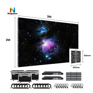 หน้าจอ LED ในร่มขนาด 500x500 มม. รุ่น P2.6 P2.97 P3.91 P4.81 สำหรับเช่าใช้งานในห้างสรรพสินค้า คอนเสิร์ต จอแสดงผลวิดีโอวอลล์ NF01 จอ LED ให้เช่าในห้างสรรพสินค้า รุ่น NF01 - Product Image 1