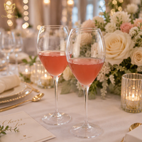 Restaurant ultradunne rode wijnglazen, kristallen glazen, champagneglazen, zoete wijnglazen, bubbelglazen