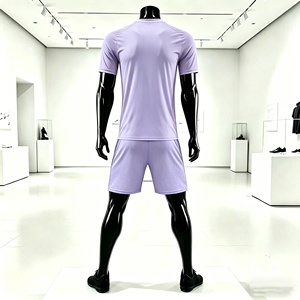 26 Maillots de football respirants et à séchage rapide personnalisés pour hommes, T-shirts de football anti-humidité 100 % polyester, vêtements de sport d'été - Product Image 2