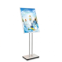 Support d'affichage de menu pour centre commercial, affiche lumineuse à LED, ultra-mince, avec graphique coulissant, boîte à lumière mobile pour la publicité