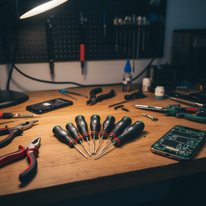 Jeu de tournevis à pointe magnétique de précision, 6 pièces, pour la réparation électronique - Product Image 3